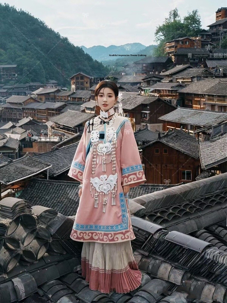 Ethnic Fashion Studio - Vêtements ethniques roses pour filles, pour