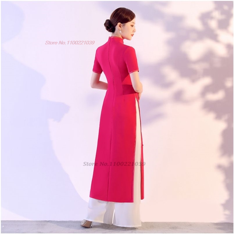 Ensemble Aodai traditionnel vi - Ao Dai Vietnam Dress avis et prix