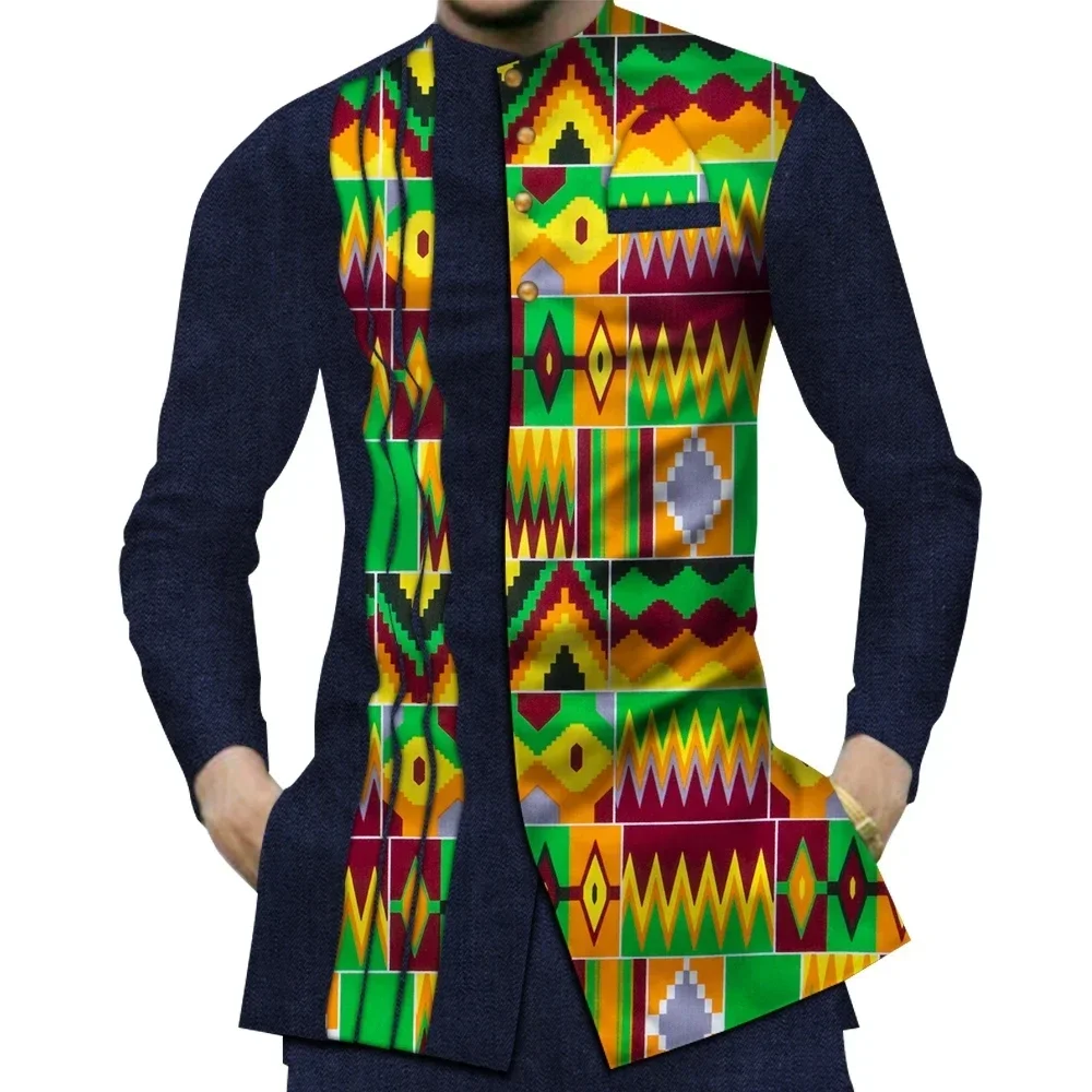 Chemise à imprimé patchwork Da - Dashiki Shirt Men avis et prix