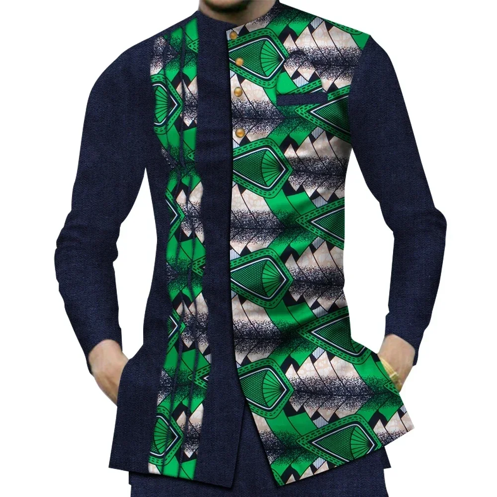 Chemise à imprimé patchwork Da - Dashiki Shirt Men avis et prix