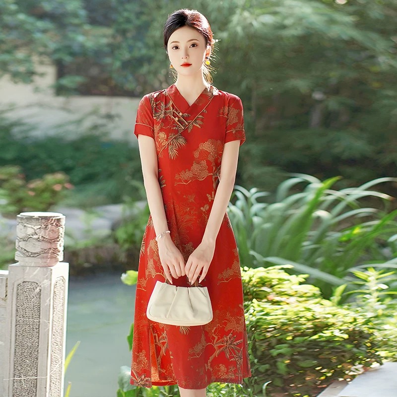 Vietnam Aodai Cheongsam Vintag - Ao Dai Vietnam Dress avis et prix