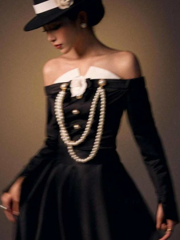 Robe de mariée vintage noire H - Ethnic Fashion Studio avis et prix