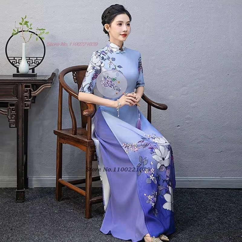 Robe traditionnelle vietnamien - Ao Dai Vietnam Dress avis et prix