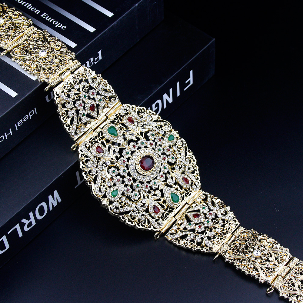 Sunspicems-Ceinture large maro - Ethnic Fashion Wear avis et prix