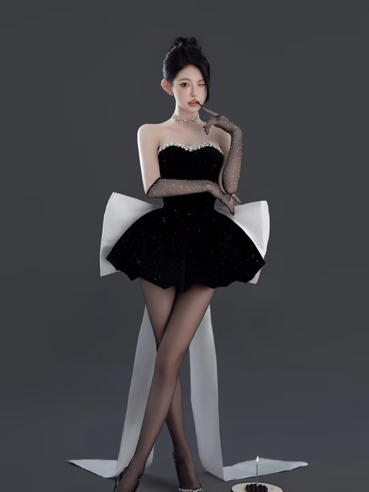 Costume de photographie noir é - Ethnic Fashion Studio avis et prix